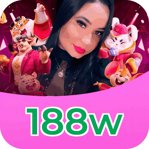 Interface do aplicativo 188w mostrando jogos disponíveis no iOS e Android